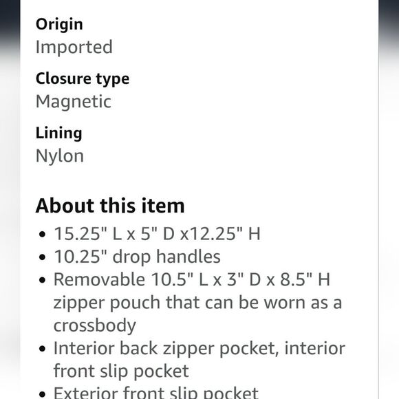 Steve Madden BLivia Logo Tote Bag Gift Set- Black - Picture 10 of 10